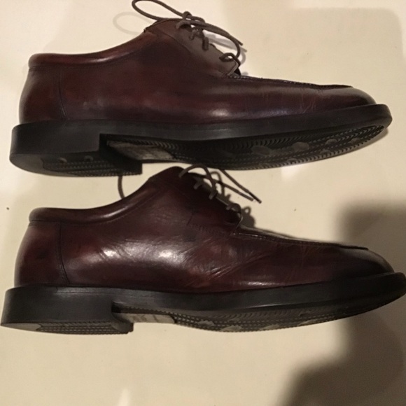 Johnston & Murphy Brown Split Toe Oxfords Lace Up Shoes 020-2184 Mens Si…
